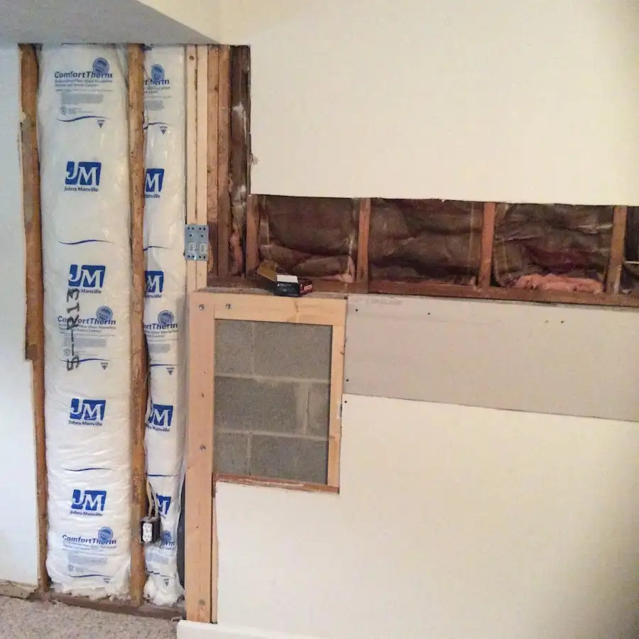 Wall insulation replacement during Contents Cleaning & Restoration in Palos Heights